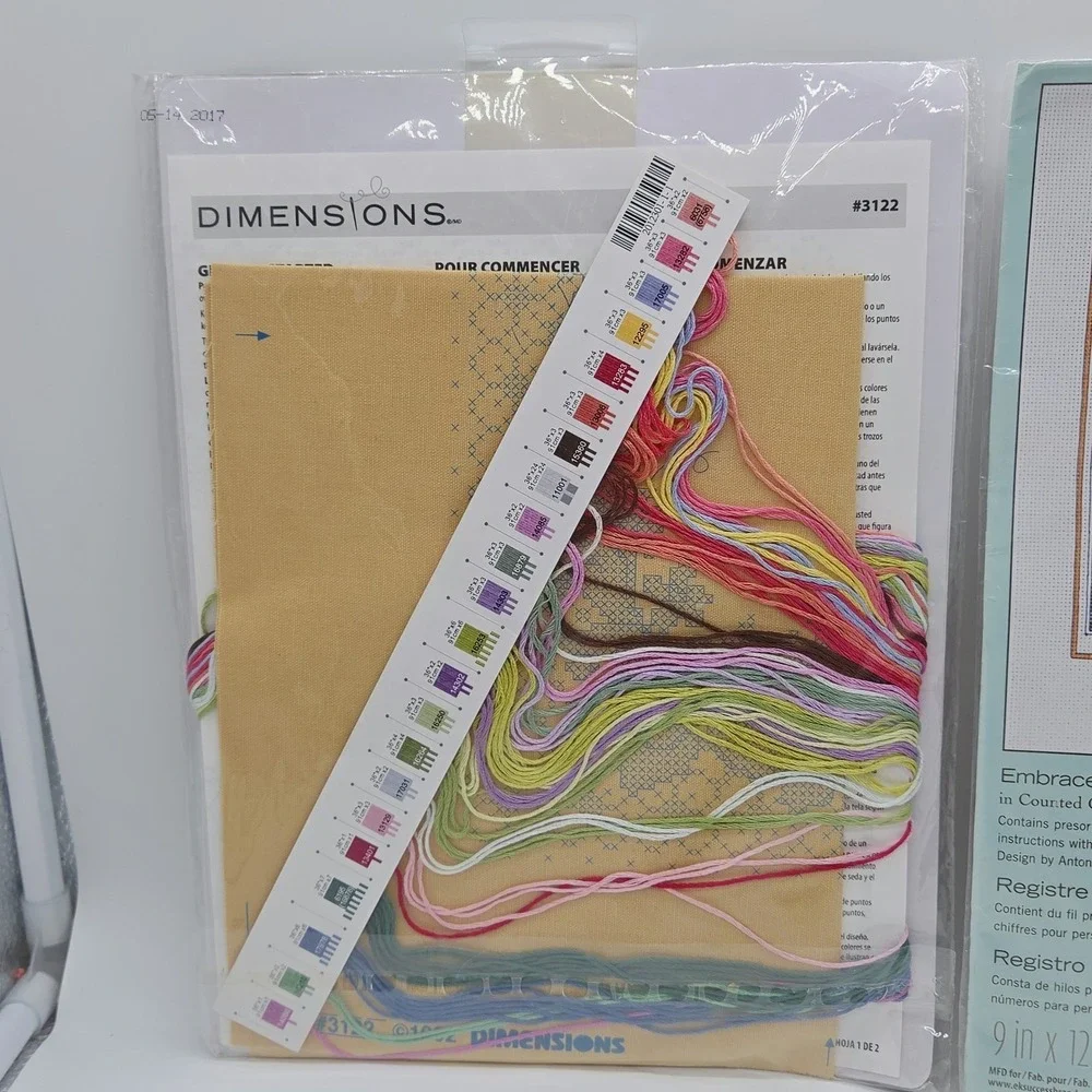 Dimensions Cross Stitch Kits Flowery Verse 3122 Two Hearts Embrace Wedding 73806
